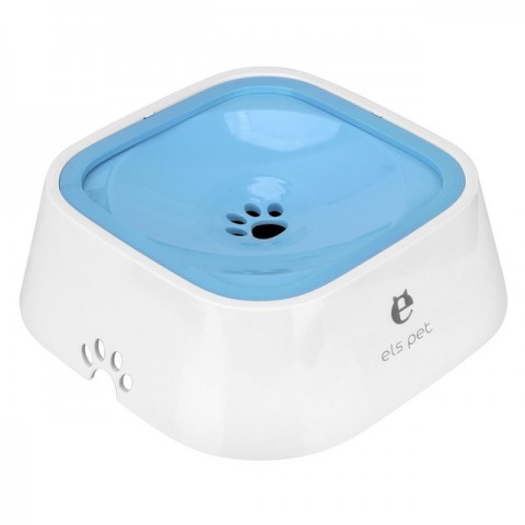 Anti-Overflow Pet Floating Water Bowl 1.5L Slow Drink Dispenser for Cats & Dogs