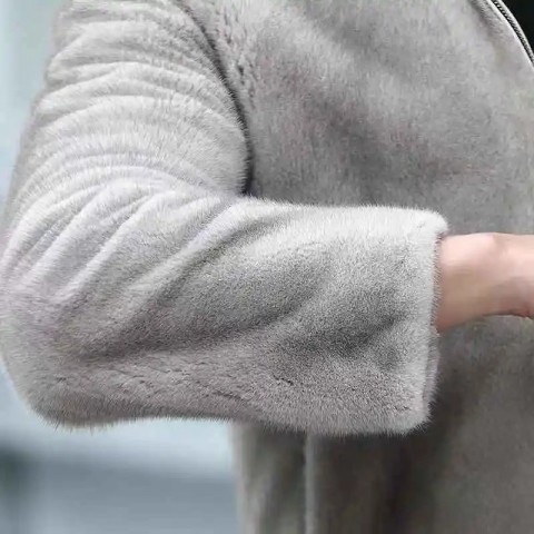Winter Men's Thick Warm Faux Fur Hoodie Jacket