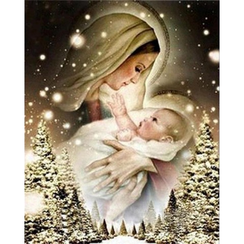 Paint By Number Jesus Art Kit - 40x50cm Canvas Painting for Home Decor