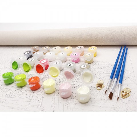 Paint By Number Jesus Art Kit - 40x50cm Canvas Painting for Home Decor