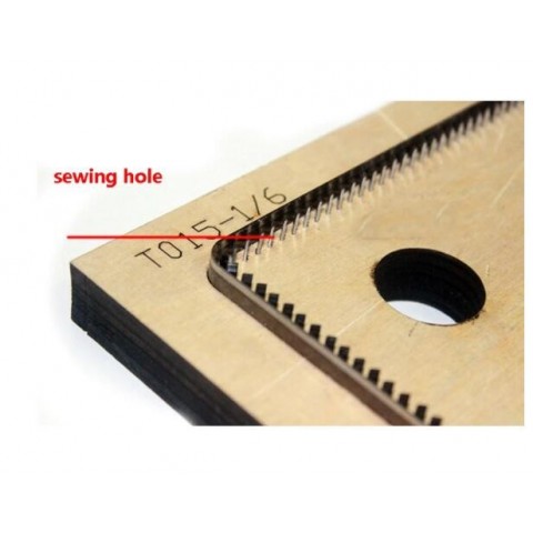 JIEKANG New Steel Blade Wooden Die Hand Tool for Leather Craft XF126