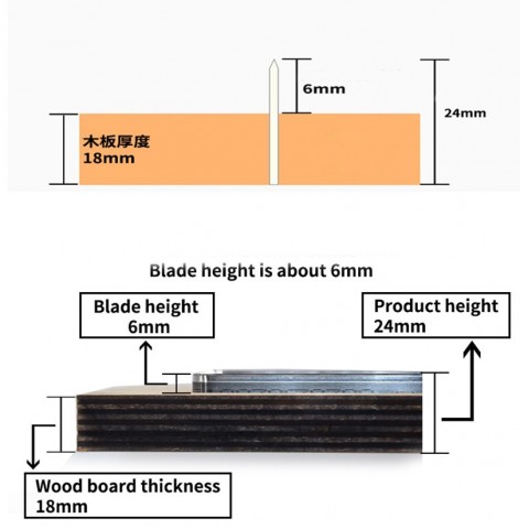 JIEKANG New Steel Blade Wooden Die Hand Tool for Leather Craft XF126