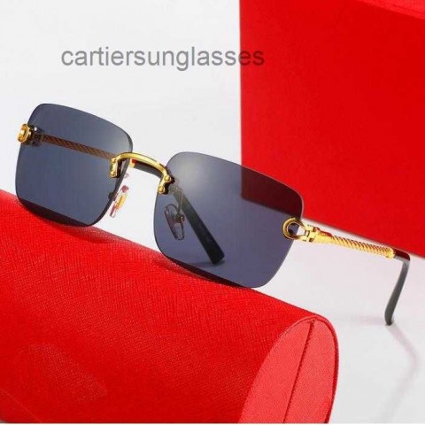 Designer Men's Anti-UV Rectangle Sunglasses for Outdoor Wear