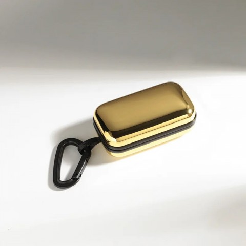 Japanese Compact Folding Glasses Case Tinplate Pressure-resistant Portable
