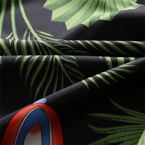 POBING 2024 Women's Luxury Silk Square Scarf 130cm*130cm Tree Print
