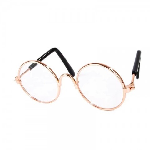 Cute Retro Metal & Resin Cat Sunglasses 2024 Multi-Color for Small Pets dh3628137