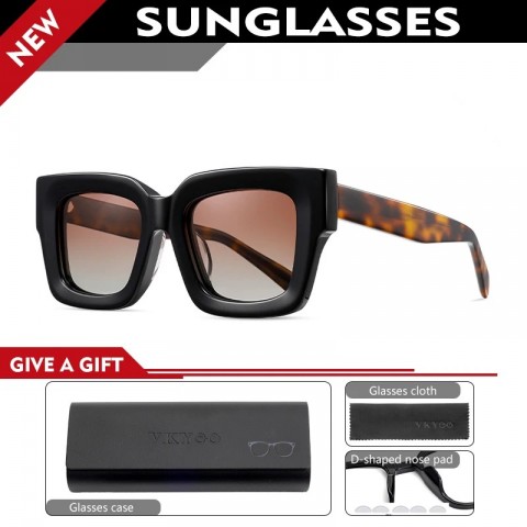 GENEVIEVE Men's UV380 Polarized Prescription Sunglasses - Simple, Personalized Design