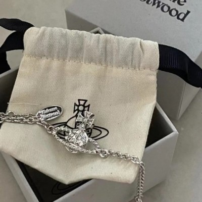 Vivienne Westwood Inspired Saturn Charm Bracelet for Women