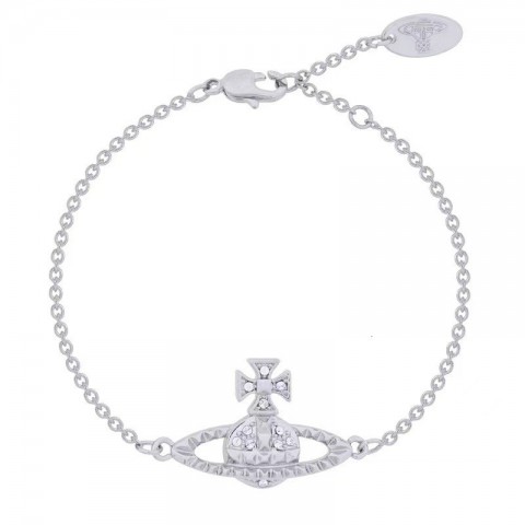 Vivienne Westwood Inspired Saturn Charm Bracelet for Women