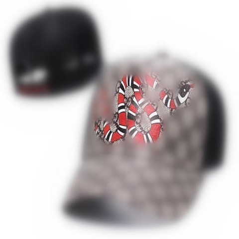 Snake Print Adjustable Snapback Hats for Men Women | Unisex Cotton Leisure Baseball Caps