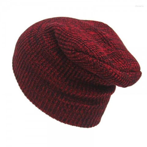 Unisex Warm Knitted Berets for Men Women, 4 Colors, Hip Hop Fashion