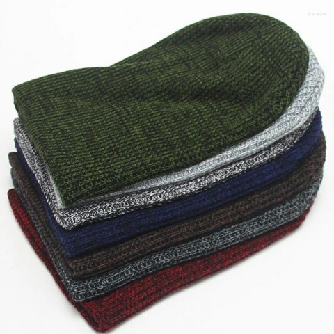 Unisex Warm Knitted Berets for Men Women, 4 Colors, Hip Hop Fashion