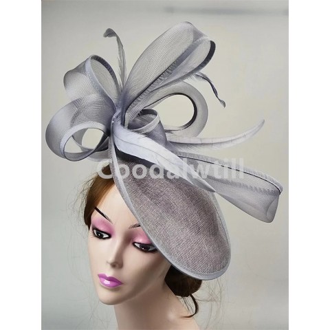 Elegant Green Fascinator Hair Cap for Women - Perfect for Formal Events & Weddings