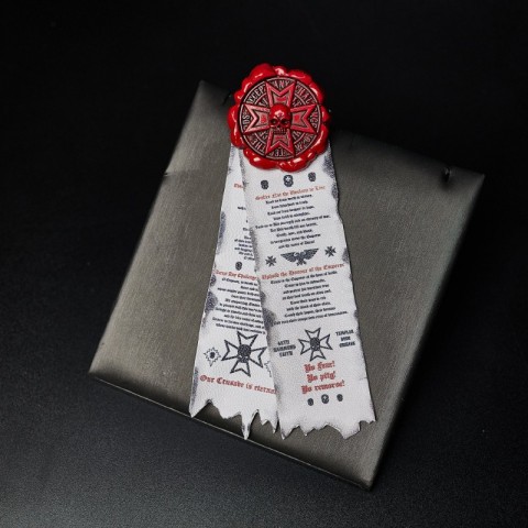 Gothic Red Skeleton Head Pin Brooch for Children