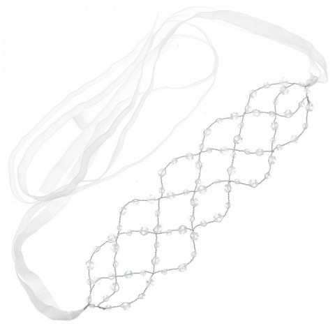 Delicate Handmade Pearl Headband for Women - Wedding Tiara Accessory by Wedding1