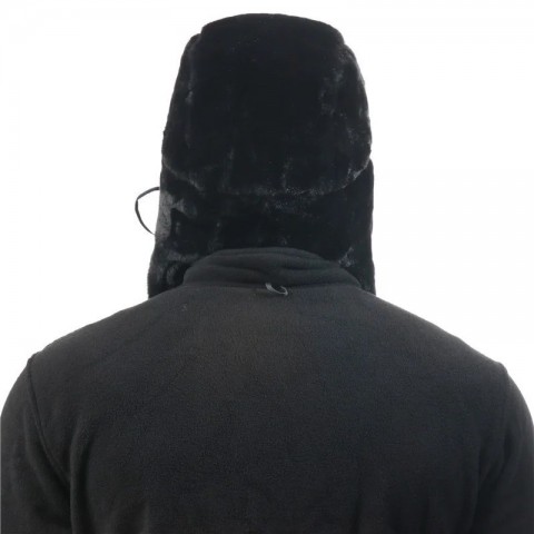 Russian Trapper Hat with Windproof Face Mask for Men