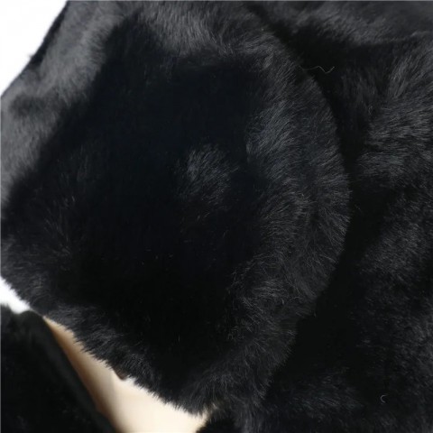 Russian Trapper Hat with Windproof Face Mask for Men