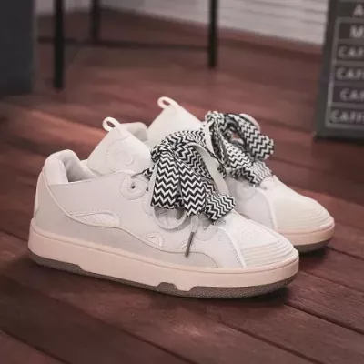 Luxury Leather Parisian Sneakers for Men and Women