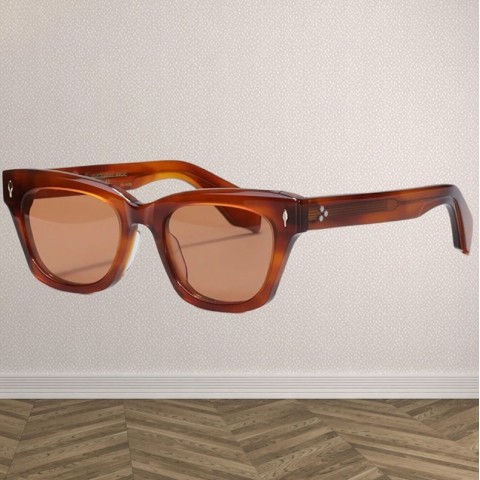 DEALAN Men's Cat Eye Acetate Sunglasses UV400 Protection