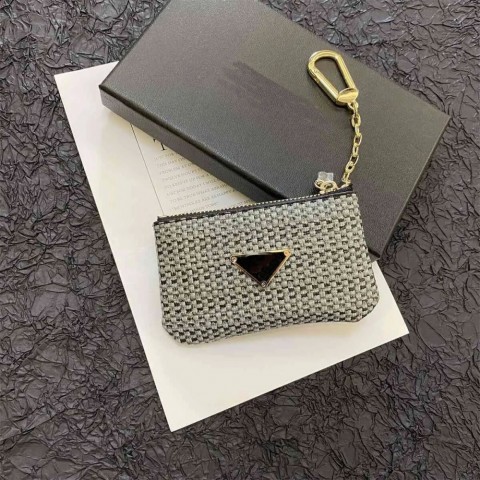 Luxury Designer Keychain with Heart Pattern and 14K Gold Plating