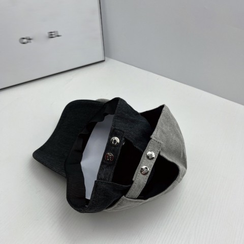 Luxury Brand Embroidered Wide Brim Baseball Cap - Unisex Classic Style
