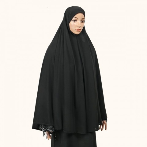 Cotton Lace Camouflage Hijab for Women - Ready to Wear Instant Headscarf