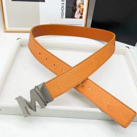 Trendy 2025 Letter Spine Pattern Designer Belt for Men and Women, Fashionable Leather with Alloy Buckle