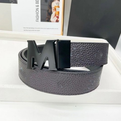Trendy 2025 Letter Spine Pattern Designer Belt for Men and Women, Fashionable Leather with Alloy Buckle