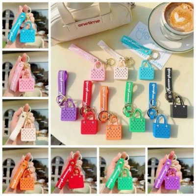 Cute Mini Car Keychain with Crystal Iolite Pendant - Portable Keychains for Boys