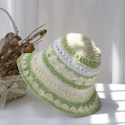 Handmade Silk Cowboy Sun Hat for Women