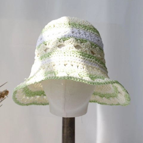 Handmade Silk Cowboy Sun Hat for Women