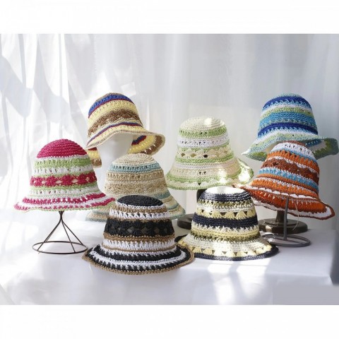Handmade Silk Cowboy Sun Hat for Women