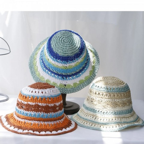 Handmade Silk Cowboy Sun Hat for Women
