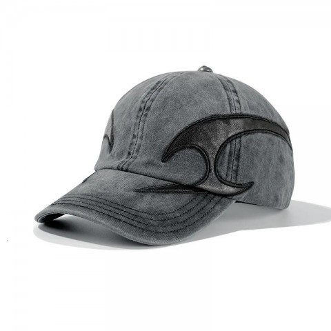 WSAC Dark Flame Vintage Denim Baseball Cap for Men and Women