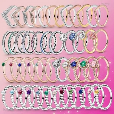 925 Sterling Silver Sparkling Zircon Bowknot Ring for Women