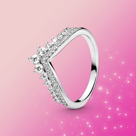 925 Sterling Silver Sparkling Zircon Bowknot Ring for Women