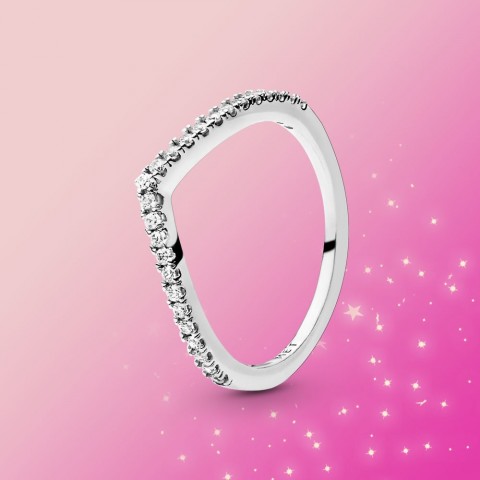 925 Sterling Silver Sparkling Zircon Bowknot Ring for Women