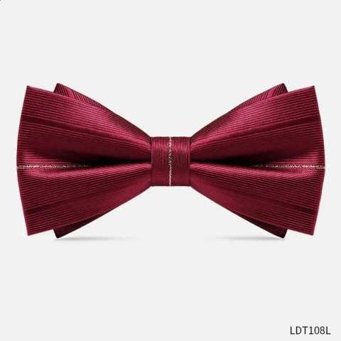 Elegant Men's Bamboo Fiber Lavender Bow Tie for Business Events