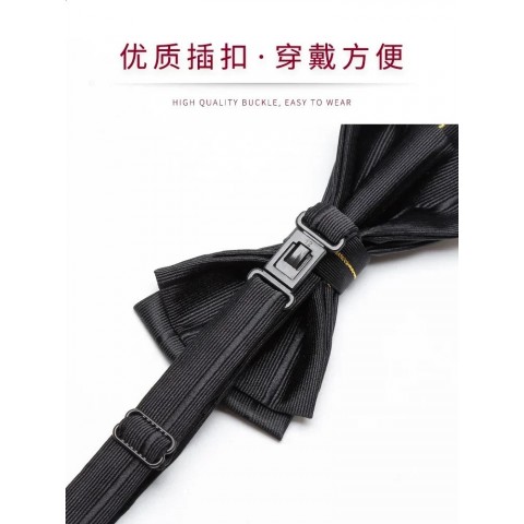 Elegant Men's Bamboo Fiber Lavender Bow Tie for Business Events