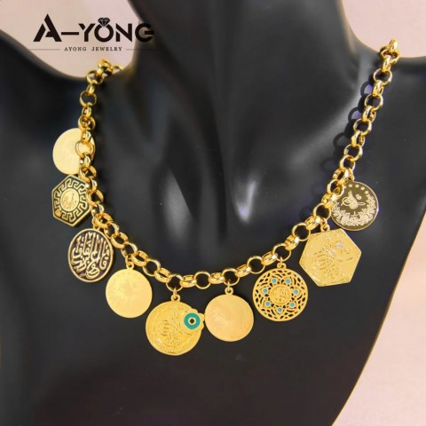 Arabian Gold Plated Jewelry Set for Women