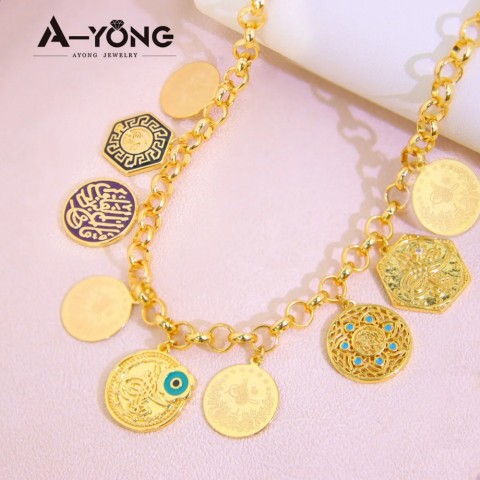 Arabian Gold Plated Jewelry Set for Women