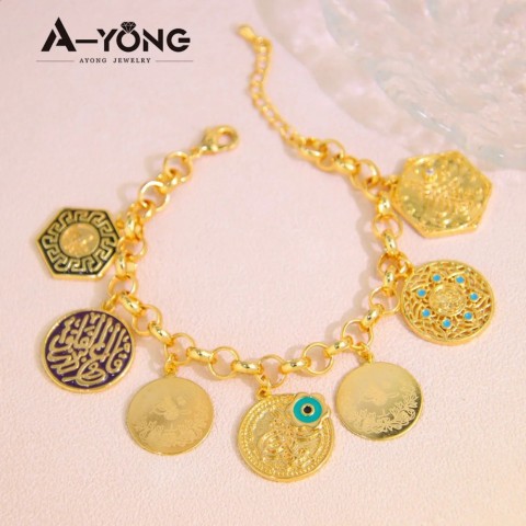 Arabian Gold Plated Jewelry Set for Women