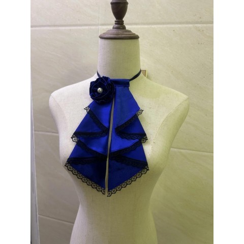 Lavender Printed Bow Ties for Women - Detachable Fashion Collar