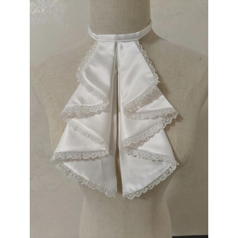 Lavender Printed Bow Ties for Women - Detachable Fashion Collar