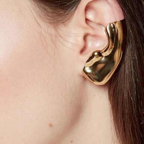 Punk Vintage Metal Ear Clip Stud Earrings for Women