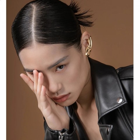 Punk Vintage Metal Ear Clip Stud Earrings for Women