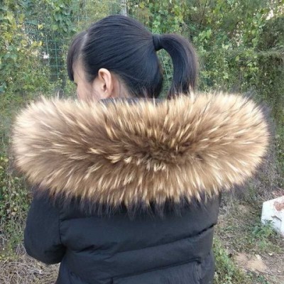 Luxury Winter Fur Collar Scarf - Real Raccoon Fur for Men and Women