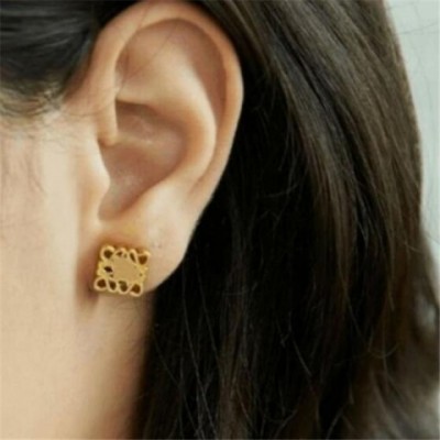 Luxury Stud Letter Earrings for Women by Girl's Love