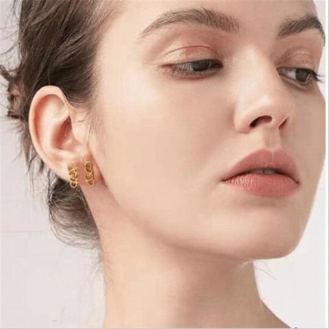Luxury Stud Letter Earrings for Women by Girl's Love