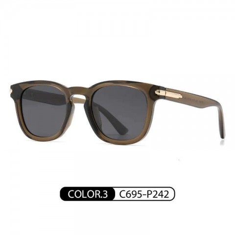 Cyg Classic Small Square Polarized Sunglasses for Men & Women UV400 Protection